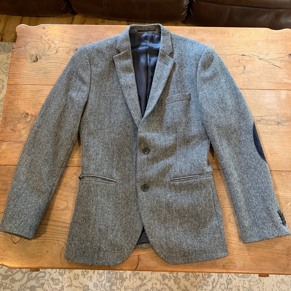 NWOT H&M lambs wool sports coat w/ elbow patches